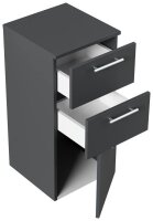 POSSEIK Bad-Hängeschrank 75 grafit 36,8 x 35,2 x 75,0 cm