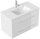 POSSEIK Waschbecken mit Unterschrank HOMELINE 90 weiß glanz 91,0 x 46,5 x 55,8 cm