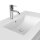 POSSEIK Waschbecken mit Unterschrank HOMELINE 90 weiß glanz 91,0 x 46,5 x 55,8 cm