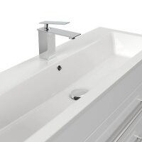 POSSEIK Waschbecken mit Unterschrank PORTUS SLIMLINE 1000 weiß glanz 100,0 x 36,0 x 49,6 cm