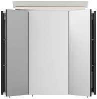POSSEIK Spiegel mit Beleuchtung 70 grafit 70,0 x 17,0 x 62,0 cm