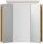POSSEIK Spiegel mit Beleuchtung 70 eiche gold 70,0 x 17,0 x 62,0 cm