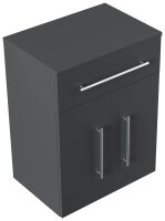 POSSEIK Bad-Hängeschrank LEVANA XL grafit 53,0 x 36,6 x 70,5 cm