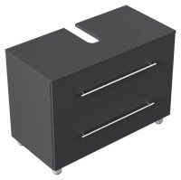 POSSEIK Waschtischunterschrank MONDIAL 85 grafit 85,0 x 41,6 x 63,0 cm