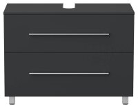 POSSEIK Waschtischunterschrank MONDIAL 85 grafit 85,0 x 41,6 x 63,0 cm
