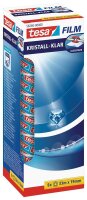 tesa KRISTALL-KLAR Klebefilm transparent 19,0 mm x 33,0 m...