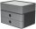 HAN Schubladenbox Smart Box plus ALLISON  granite grey 1100-19D, DIN A5 mit 3 Schubladen, 1 St.