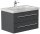 POSSEIK Waschbecken mit Unterschrank WHITE YAMO 75 grafit 75,0 x 45,0 x 50,0 cm