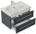 POSSEIK Waschbecken mit Unterschrank WHITE YAMO 75 grafit 75,0 x 45,0 x 50,0 cm