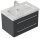 POSSEIK Waschbecken mit Unterschrank WHITE YAMO 75 grafit 75,0 x 45,0 x 50,0 cm