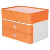 HAN Schubladenbox Smart Box plus ALLISON  apricot orange 1100-81, DIN A5 mit 3 S  ( 1100-81 )