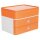 HAN Schubladenbox Smart Box plus ALLISON  apricot orange 1100-81, DIN A5 mit 3 S  ( 1100-81 )