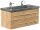 POSSEIK Waschbecken mit Unterschrank YAMO 100 eiche gold 100,0 x 45,0 x 50,0 cm