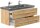 POSSEIK Waschbecken mit Unterschrank YAMO 100 eiche gold 100,0 x 45,0 x 50,0 cm