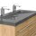 POSSEIK Waschbecken mit Unterschrank YAMO 100 eiche gold 100,0 x 45,0 x 50,0 cm