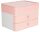 HAN Schubladenbox Smart Box plus ALLISON  flamingo rose 1100-86D, DIN A5 mit 3 Schubladen, 1 St.