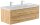 POSSEIK Waschbecken mit Unterschrank WHITE YAMO 130 eiche gold 130,0 x 55,0 x 50,0 cm