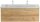 POSSEIK Waschbecken mit Unterschrank WHITE YAMO 130 eiche gold 130,0 x 55,0 x 50,0 cm
