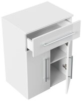 POSSEIK Bad-Hängeschrank LEVANA XL weiß glanz 53,0 x 36,6 x 70,5 cm