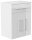 POSSEIK Bad-Hängeschrank LEVANA XL weiß glanz 53,0 x 36,6 x 70,5 cm