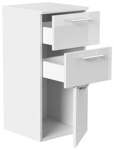 POSSEIK Bad-Hängeschrank 75 weiß glanz 36,8 x 35,2 x 75,0 cm