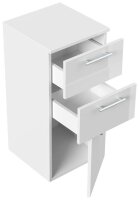 POSSEIK Bad-Hängeschrank 75 weiß glanz 36,8 x 35,2 x 75,0 cm
