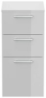 POSSEIK Bad-Hängeschrank 75 weiß glanz 36,8 x 35,2 x 75,0 cm