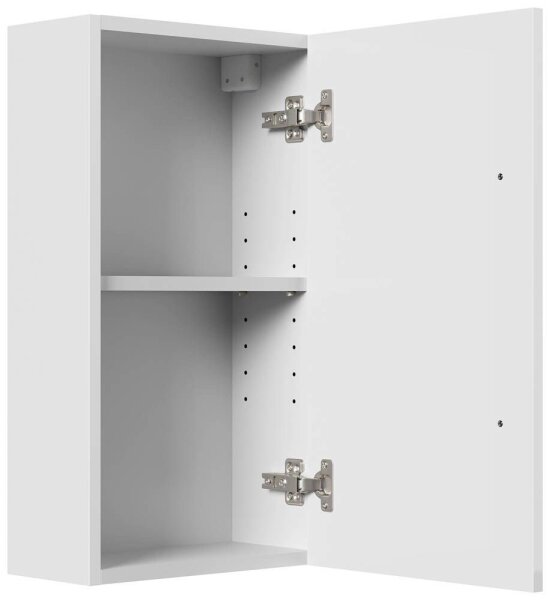 POSSEIK Bad-Hängeschrank 62 weiß glanz 35,0 x 16,6 x 62,00 cm