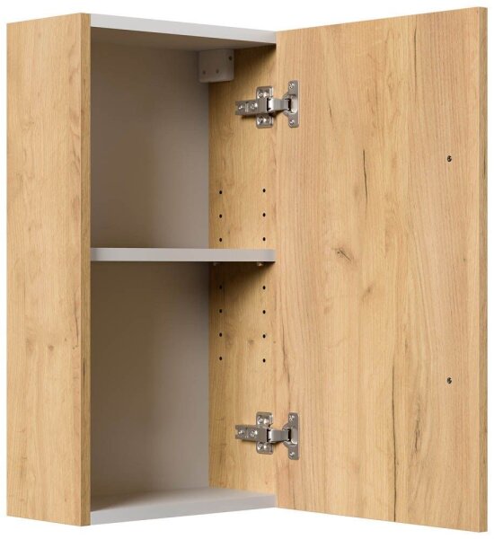 POSSEIK Bad-Hängeschrank 62 eiche gold 35,0 x 16,6 x 62,00 cm