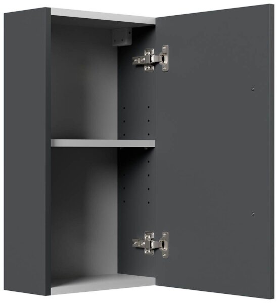 POSSEIK Bad-Hängeschrank 62 grafit 35,0 x 16,6 x 62,00 cm