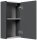POSSEIK Bad-Hängeschrank 62 grafit 35,0 x 16,6 x 62,00 cm