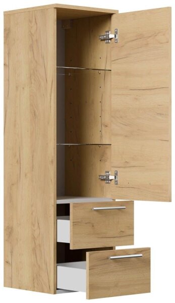 POSSEIK Bad-Hängeschrank 120 eiche gold 35,8 x 35,2 x 120,0 cm