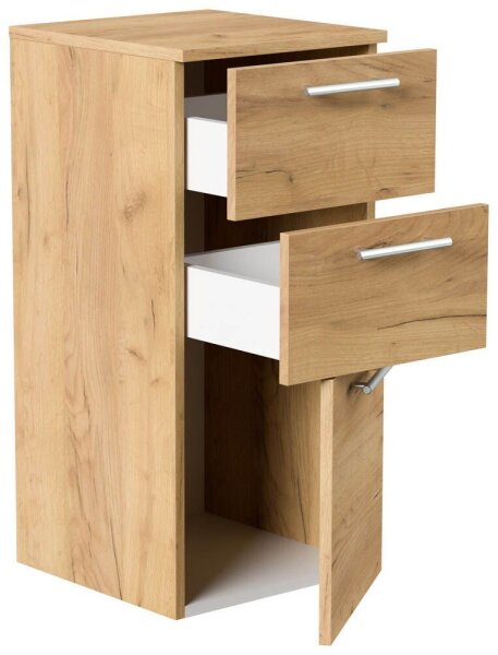 POSSEIK Bad-Hängeschrank 75 eiche gold 36,8 x 35,2 x 75,0 cm