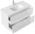POSSEIK Waschbecken mit Unterschrank HOMELINE 100 weiß glanz 101,0 x 47,0 x 57,8 cm