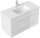 POSSEIK Waschbecken mit Unterschrank HOMELINE 100 weiß glanz 101,0 x 47,0 x 57,8 cm