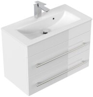 POSSEIK Waschbecken mit Unterschrank PORTUS SLIMLINE 700 weiß glanz 70,0 x 36,0 x 49,6 cm