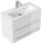 POSSEIK Waschbecken mit Unterschrank PORTUS SLIMLINE 700 weiß glanz 70,0 x 36,0 x 49,6 cm