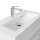 POSSEIK Waschbecken mit Unterschrank PORTUS SLIMLINE 700 weiß glanz 70,0 x 36,0 x 49,6 cm