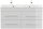POSSEIK Waschbecken mit Unterschrank HOMELINE 120 weiß glanz 120,0 x 46,0 x 61,8 cm
