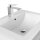 POSSEIK Waschbecken mit Unterschrank HOMELINE 60 weiß glanz 61,5 x 46,5 x 56,0 cm