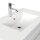 POSSEIK Waschbecken mit Unterschrank HOMELINE 80 weiß glanz 81,0 x 46,0 x 61,0 cm