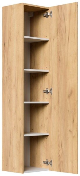 POSSEIK Bad-Hängeschrank LEVANA XXL eiche gold 35,0 x 30,0 x 150,0 cm