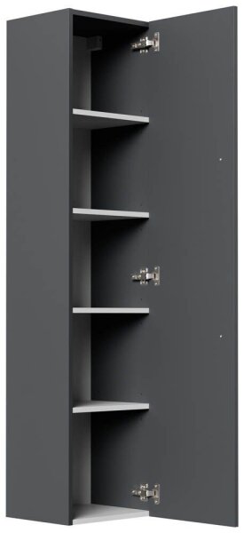 POSSEIK Bad-Hängeschrank LEVANA XXL grafit 35,0 x 30,0 x 150,0 cm