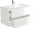 POSSEIK Waschbecken mit Unterschrank LIMES 100 weiß glanz 100,0 x 46,5 x 58,5 cm