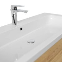 POSSEIK Waschbecken mit Unterschrank FELLINI 120 eiche gold 120,0 x 48,0 x 58,4 cm