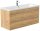 POSSEIK Waschbecken mit Unterschrank FELLINI 120 eiche gold 120,0 x 48,0 x 58,4 cm