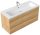 POSSEIK Waschbecken mit Unterschrank FELLINI 120 eiche gold 120,0 x 48,0 x 58,4 cm
