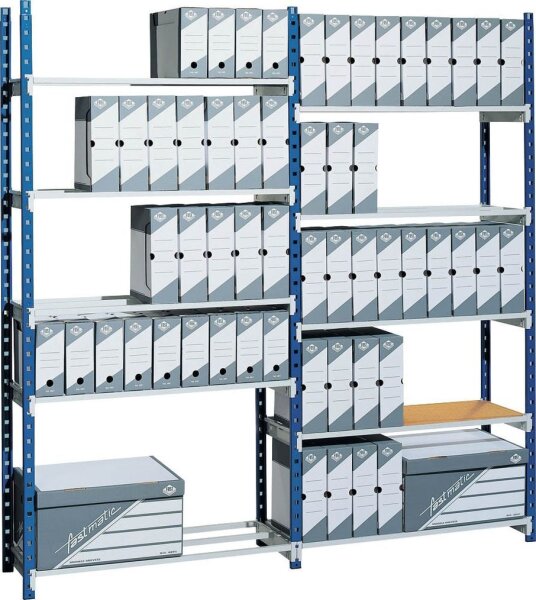 PAPERFLOW Schwerlastregal RangEco 524D blau 125,0 x 40,0 x 200,0 cm