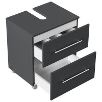 POSSEIK Waschtischunterschrank MONDIAL 55 grafit 55,0 x 41,6 x 63,0 cm