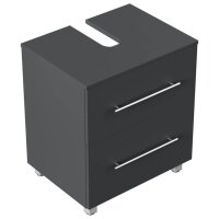 POSSEIK Waschtischunterschrank MONDIAL 55 grafit 55,0 x 41,6 x 63,0 cm